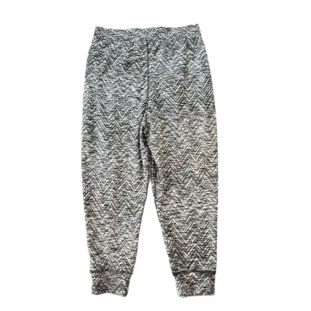 Free People Black White Harlow Harem Comfort Casual Athleisure Jogger Pants